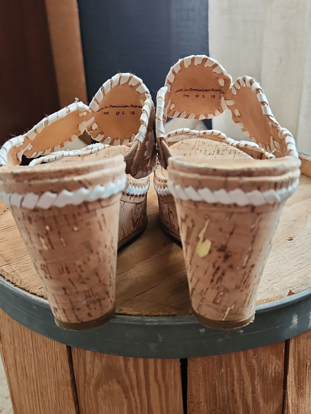 Jack Roger's Wedge Sandals Size 7M - Picture 3 of 12